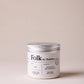 FieldDay: Peat Vegetable Wax Folk Tin Candle
