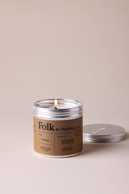 FieldDay: Forage Vegetable Wax Folk Tin Candle