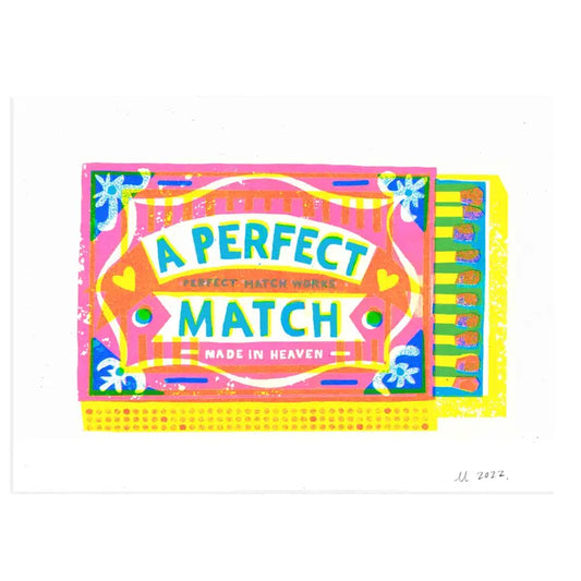 Perfect Match - A4 Riso Print