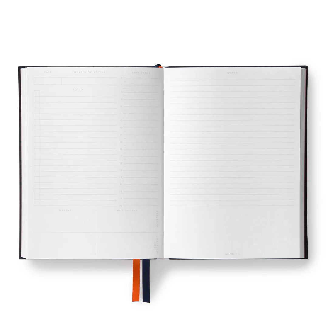 Ohh Deer: Yellow Fabric Daily Planner (B6)