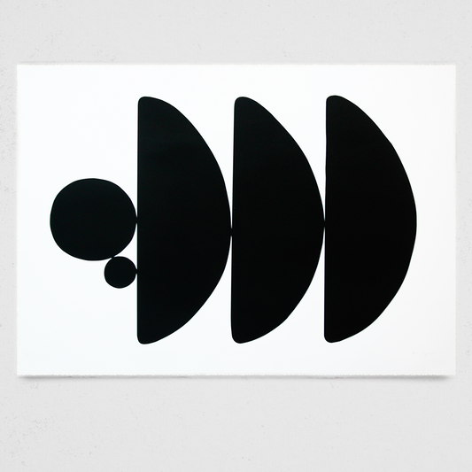 Alice Fitzgerald "Black Resolve I" - Unframed