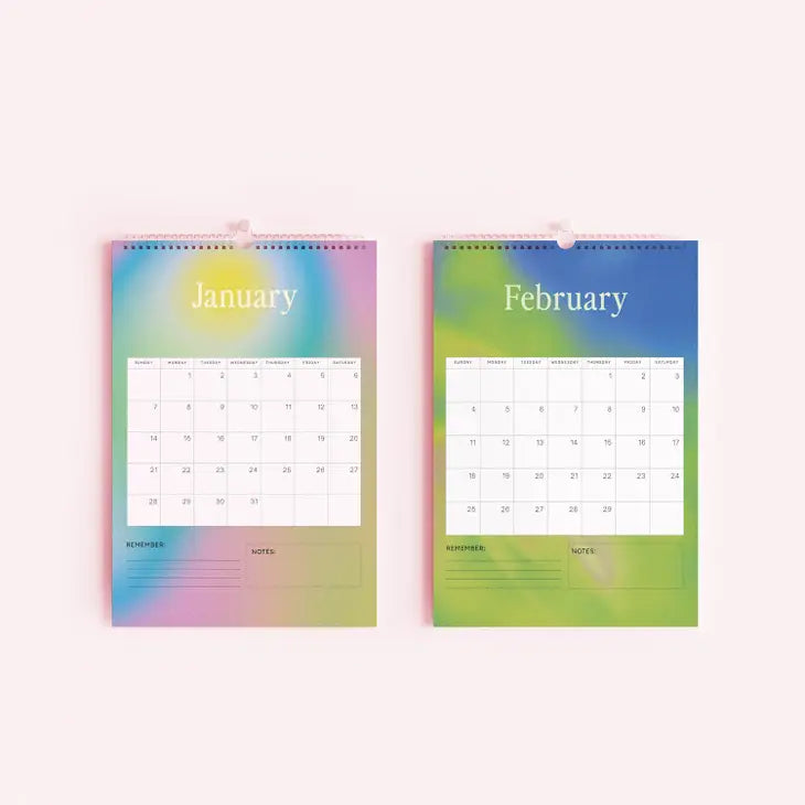 2024 Minimal Gradient Calendar