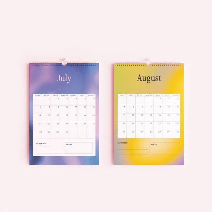 2024 Minimal Gradient Calendar