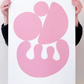 Alice Fitzgerald ''Forms 4 Pink'' - Unframed