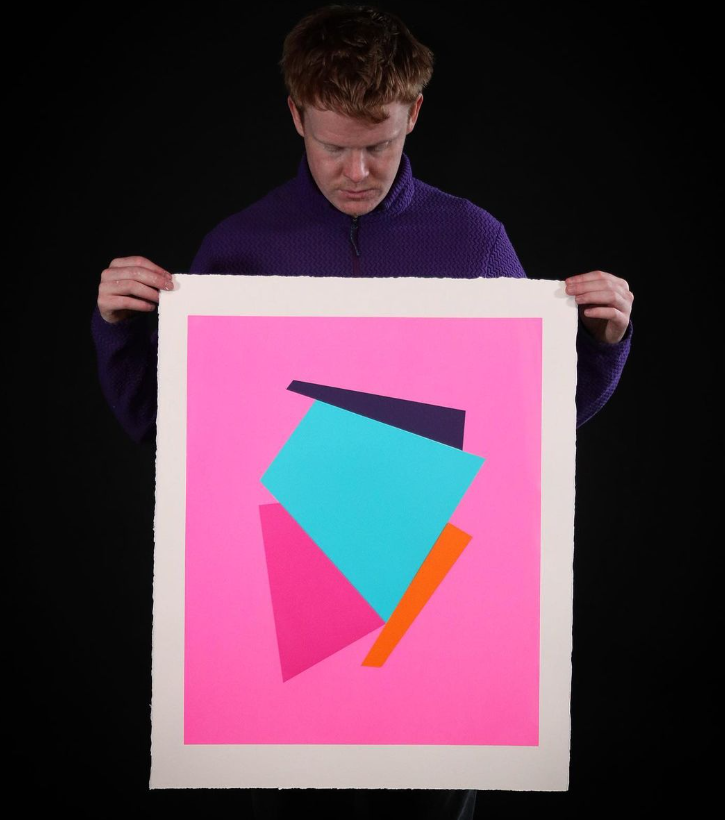 Luke Reidy #3 (Pink Background) - Unframed