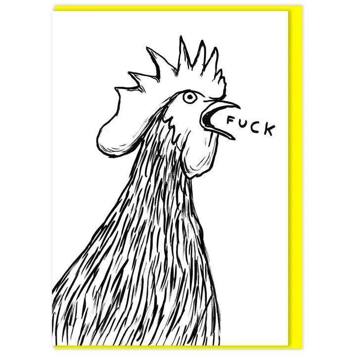 Card - David Shrigley - "Cockerel Fuck"