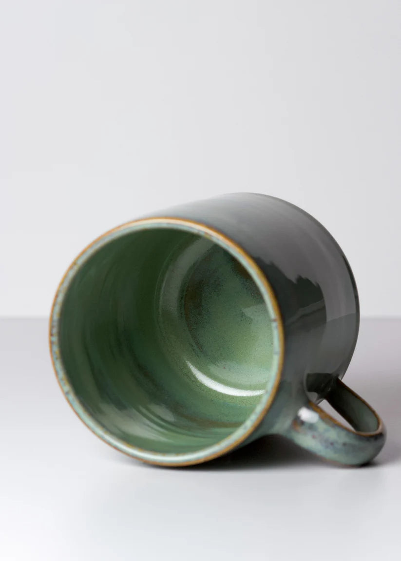 Dylan Jordan Ceramics - Emerald Mug (handle)