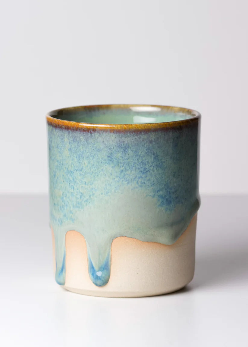 Dylan Jordan Ceramics - Cup, Emerald Shore (no handle)