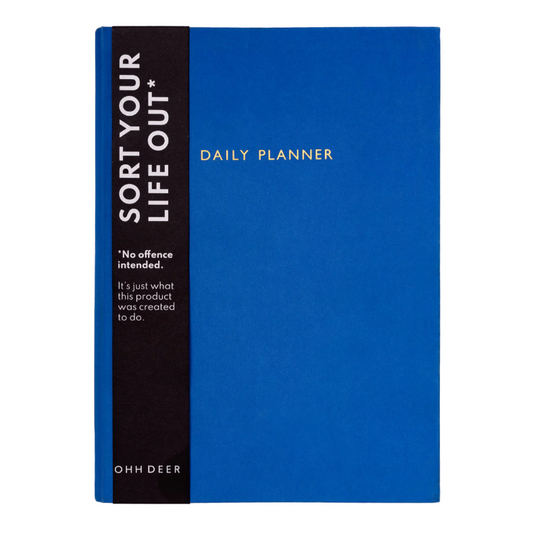 Ultramarine Blue Daily Planner Ohh Deer