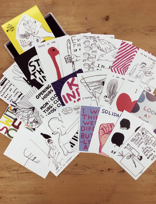 David Shrigley Postcards Gift Boxed - 24 Designs