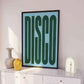 Blue Disco Print