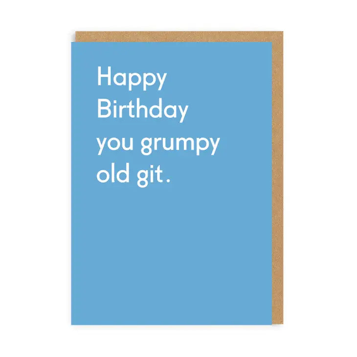 Ohh Deer: Happy Birthday you grumpy old git