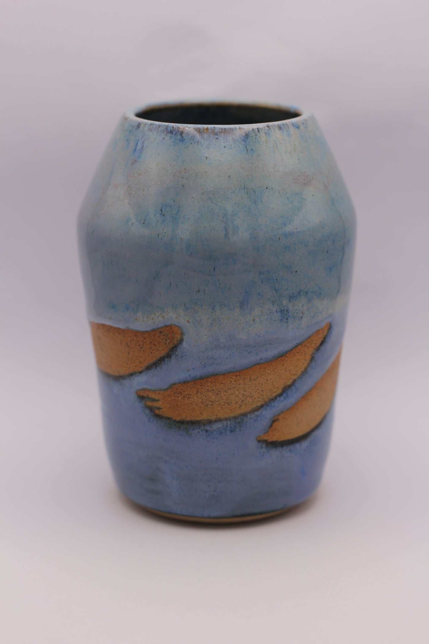 Barrow Arts - Small Angular Vase SAV2 (light blue)