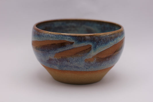 Barrow Arts - Vessel XLV2 (Blue bowl 3 lines)