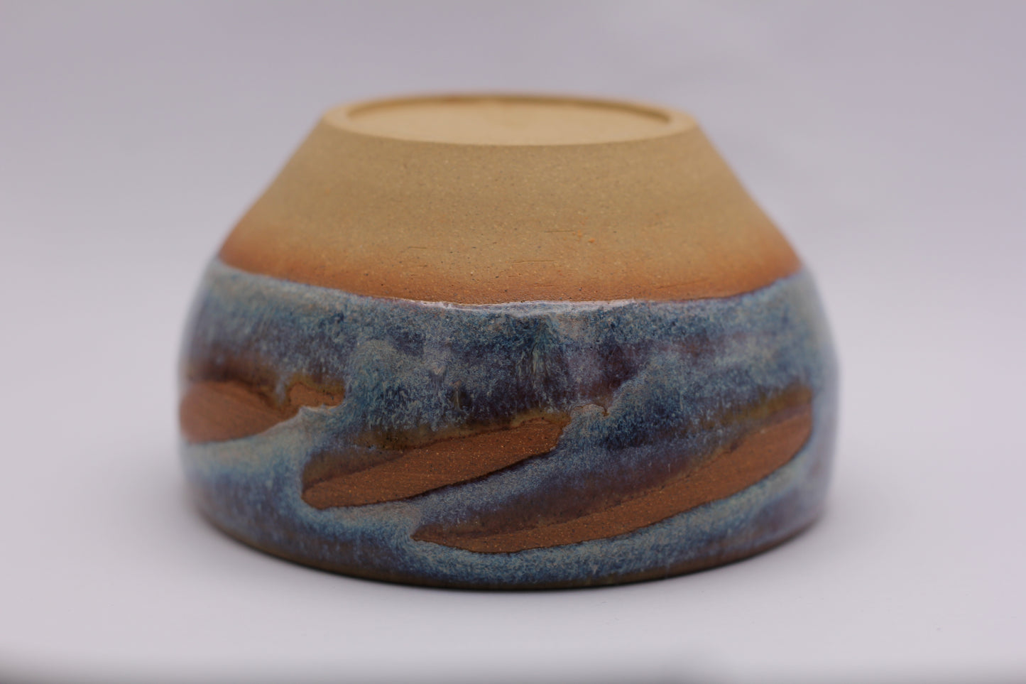 Barrow Arts - Vessel XLV2 (Blue bowl 3 lines)