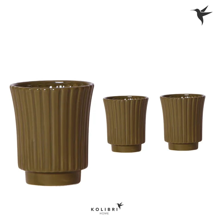 Retro Jar Plant Pot - Kolibri - Medium 9cm
