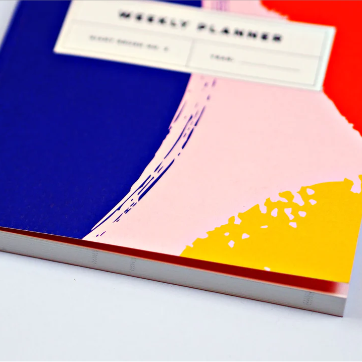 Completist: Giant Brush No. 1 Lay Flat Weekly Planner Book