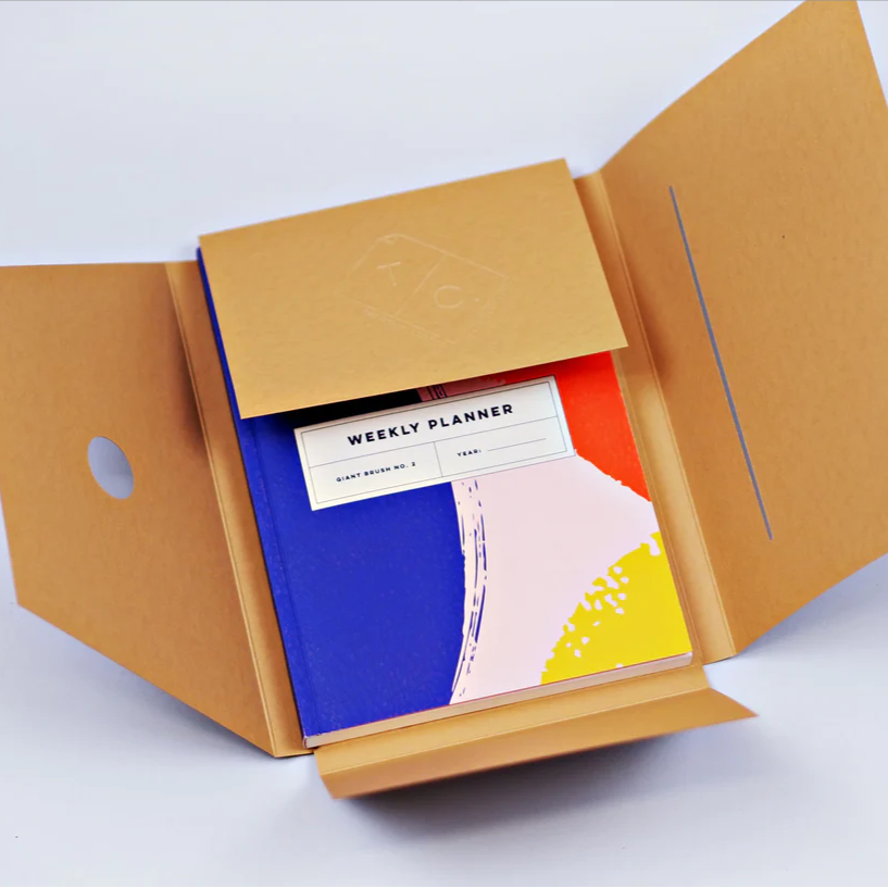 Completist: Giant Brush No. 1 Lay Flat Weekly Planner Book