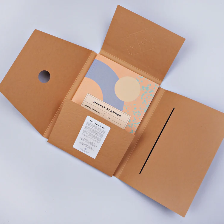 Completist: Memphis Brush No. 2 Weekly Lay Flat Planner Book