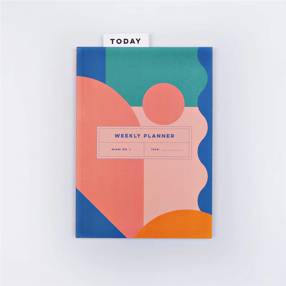 Completist: Miami No. 1 Weekly Lay Flat Planner Book