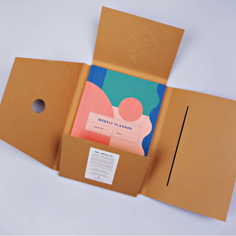 Completist: Miami No. 1 Weekly Lay Flat Planner Book
