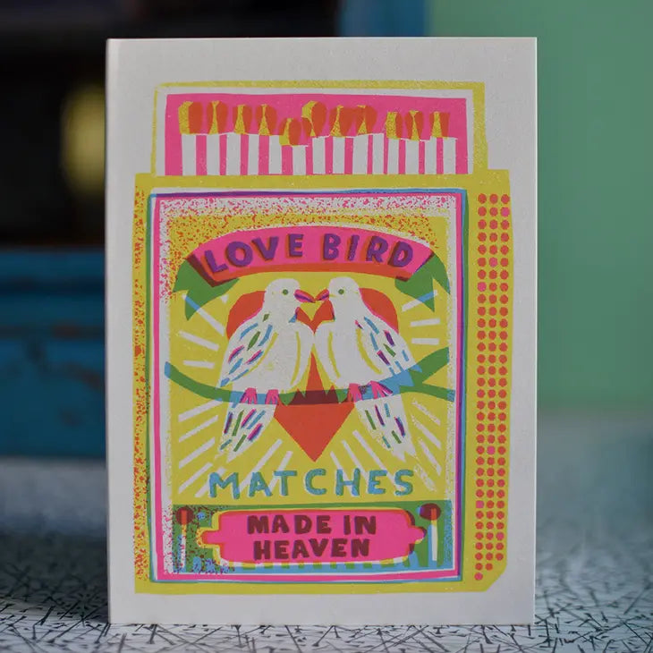 Love Bird Matches - Card