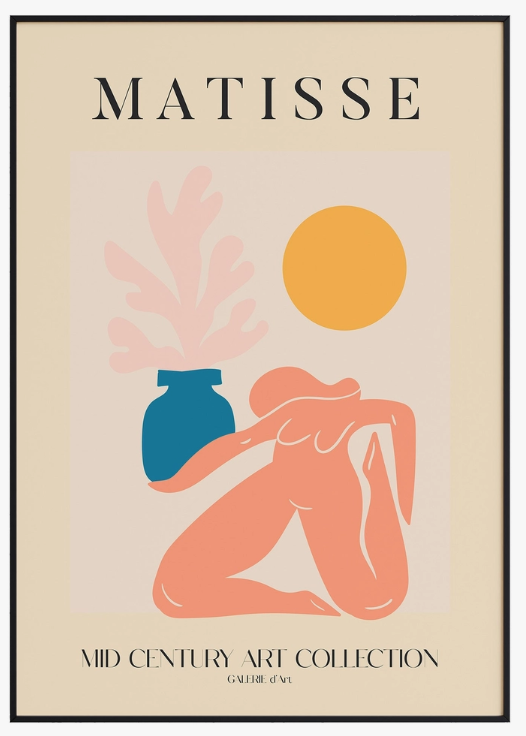 Matisse Modern Illustration Print No15