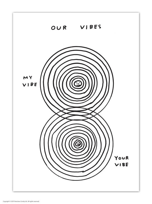 My Vibes Postcard Shrigley