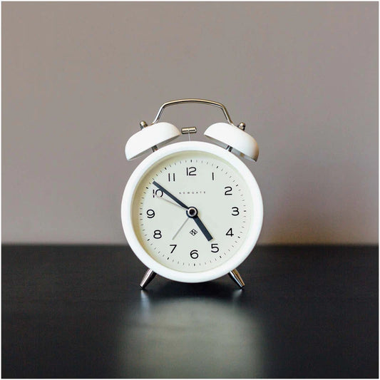 Charlie Bell Echo Alarm Clock - Pebble White