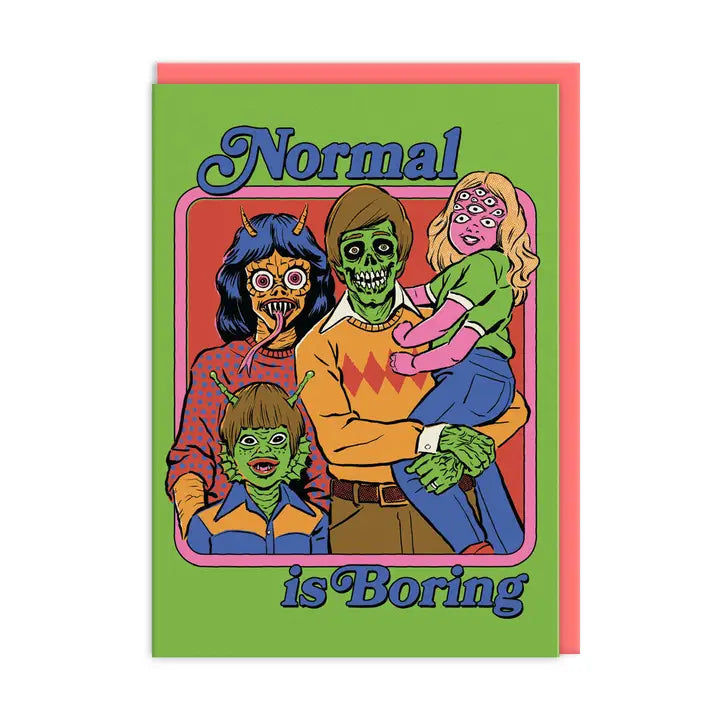 Ohh Deer card: Normal is boring