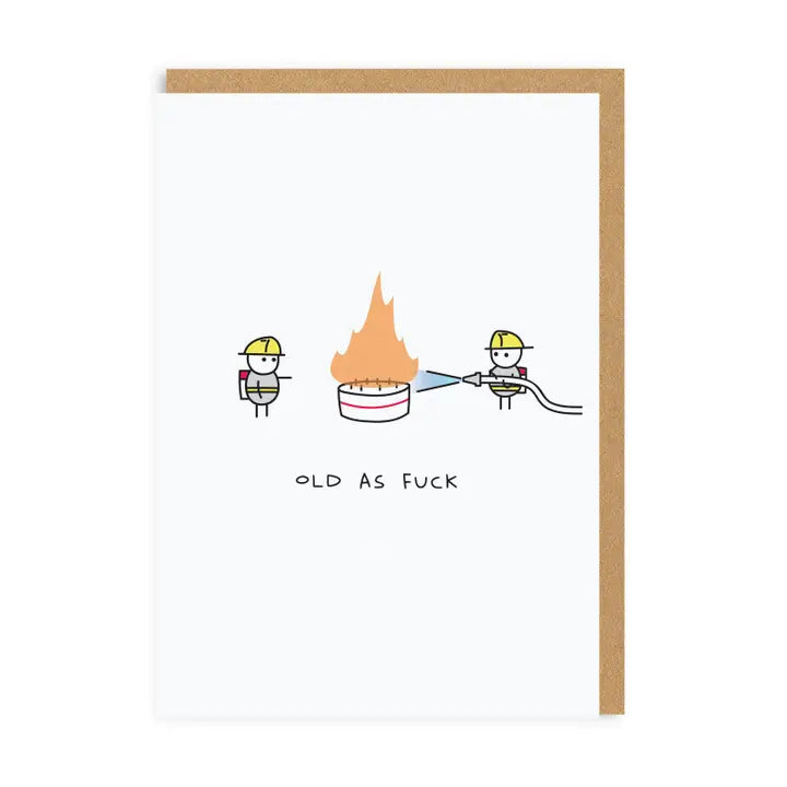 Ohh Deer card: Old As Fuck