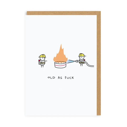 Ohh Deer card: Old As Fuck