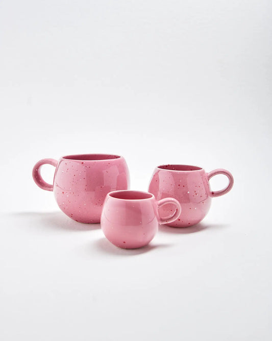 Party Medium Ball Mug 250ml - Valentine Pink