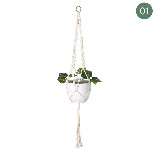 Handmade Macrame Plant Hangers (Plants and Pots Excluded)