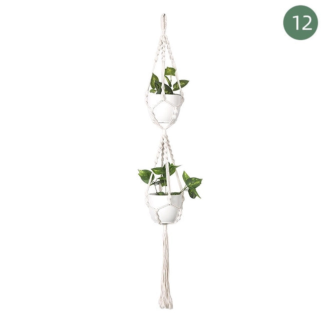 Handmade Macrame Plant Hangers (Plants and Pots Excluded)