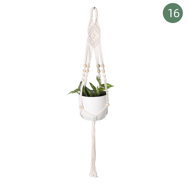 Handmade Macrame Plant Hangers (Plants and Pots Excluded)
