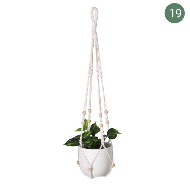 Handmade Macrame Plant Hangers (Plants and Pots Excluded)