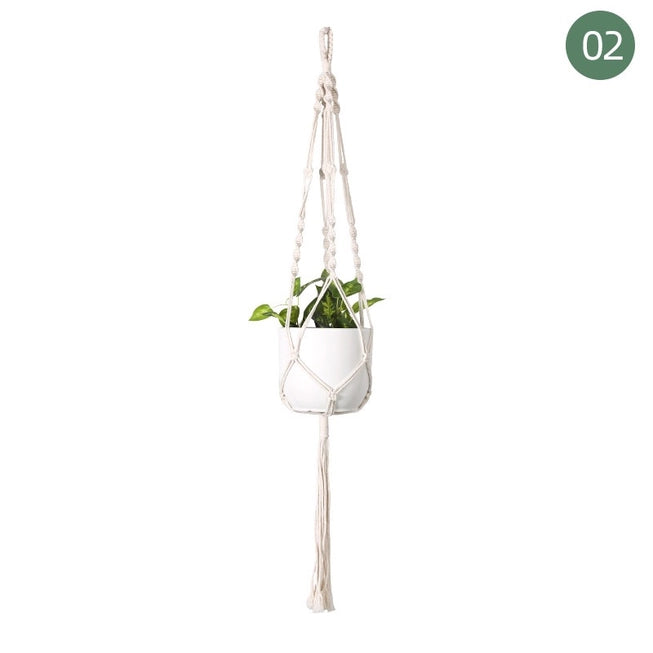 Handmade Macrame Plant Hangers (Plants and Pots Excluded)