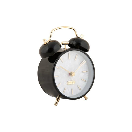 Karlsson -  Alarm Clock Pearl Glow black