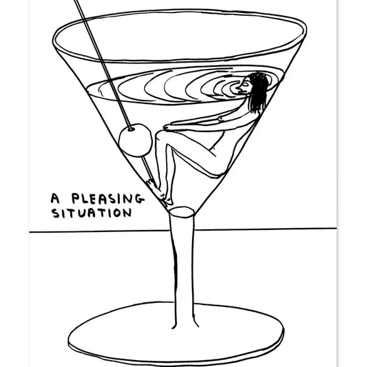 David Shrigley: A Pleasing Situation Postcard