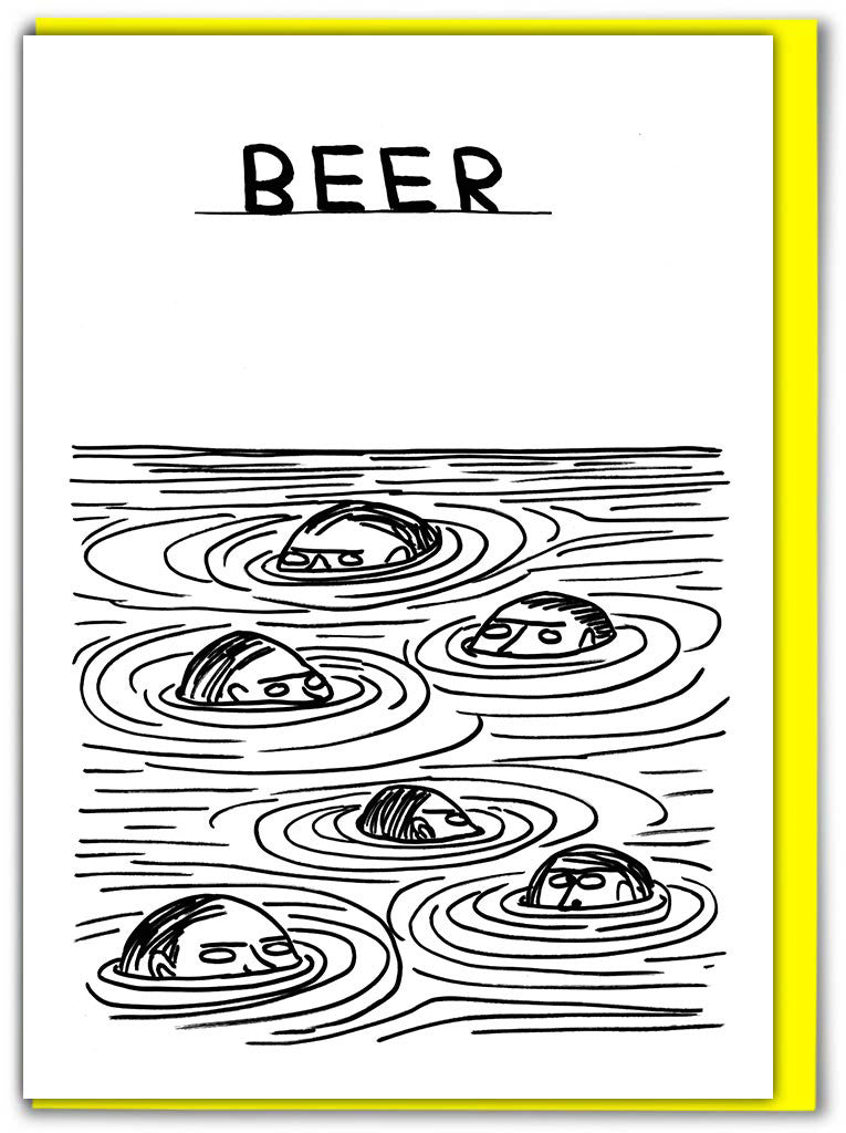 Beer Swimmers - David Shrigley