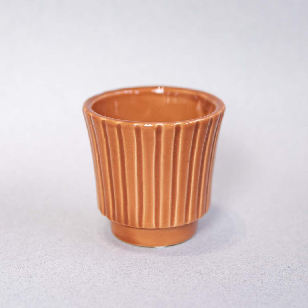 Small Retro Jar - Plant Pot