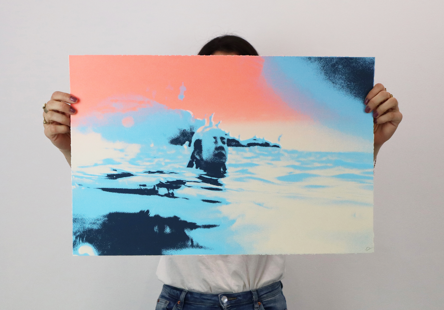 ''Day Swimmer'' - Brian Giles - Unframed