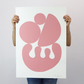 Alice Fitzgerald ''Forms 4 Pink'' - Unframed
