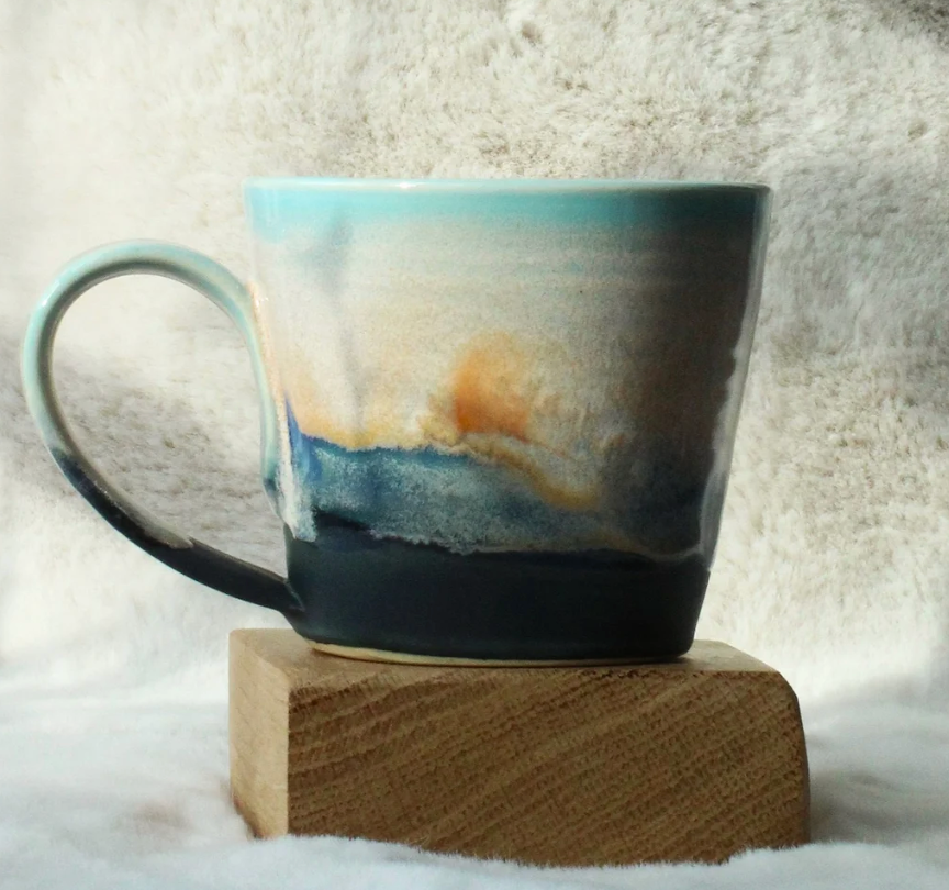 Gillybean Pottery - Good morning mug
