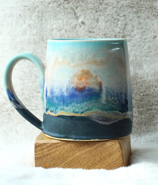 Gillybean Pottery - Good morning tall mug