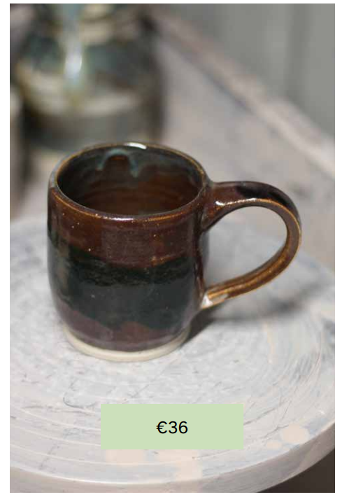 Barrow Arts -Brown mug (with handle) AM5