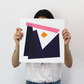 Luke Reidy #5 (S Purple/Orange/Pink) - Unframed