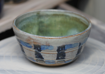 Barrow Arts - Tall Green Bowl