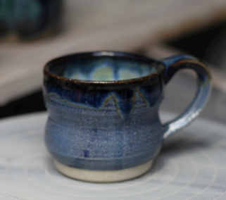 Barrow Arts - Small Blue Mug (with handle)